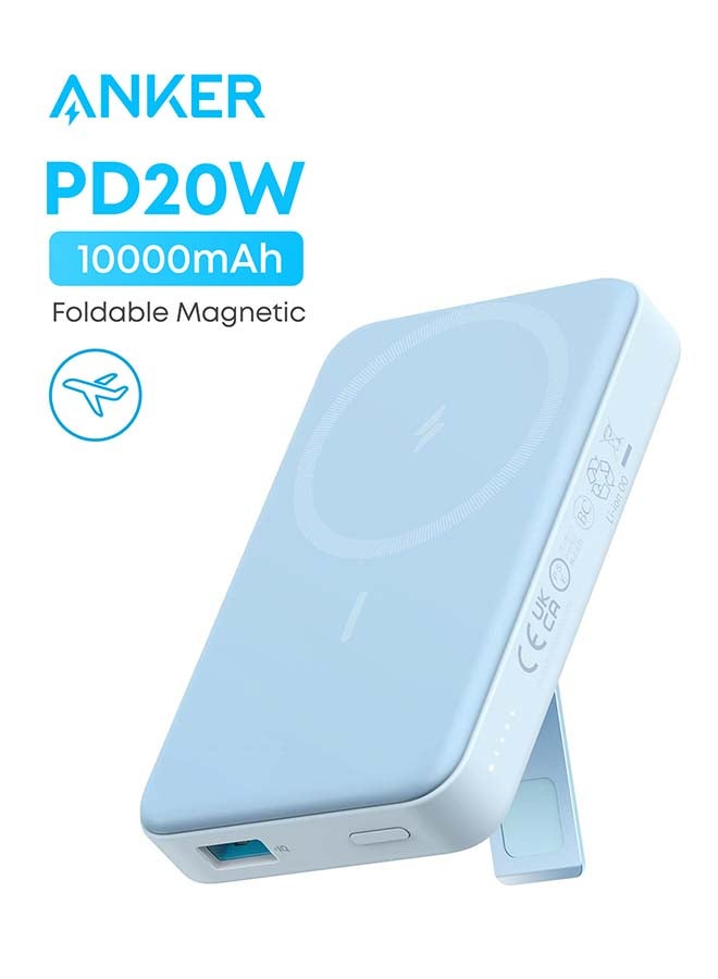 باور بانك لاسلكي 10000 مللي أمبير أزرق A1641H31 أزرق - Image 1